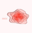 background with pastel coral trend color paper vector image vector image