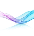 abstract color wave design element vector image vector image