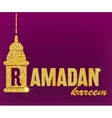 ramadan kareem design vector image