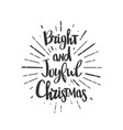 christmas wishes lettering in doodle style jolly vector image vector image