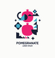 graphics in a minimalistic style vector image