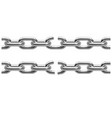 breaking chain isolated realistic 3d vector image vector image