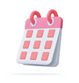 calendar assignment icon planning concept vector image vector image