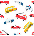 seamless childish pattern with hand drawn vector image vector image