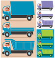 truck driver vector image vector image