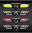 sport score template vector image