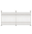 victorian fence styles vector image vector image