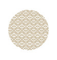 japanese ethnic pattern inside circle composition vector image