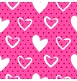 romantic valentine seamless pattern vector image