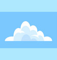 cute cloud icon vector image