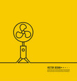 home ventilator for air cooling vector image vector image