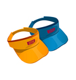icon sun cap vector image vector image