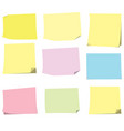 sticky paper note vector image