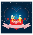human symbol lover with music and guitar vector image vector image