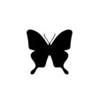 butterfly silhouette icon vector image