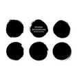grunge circlesgrunge round shapes dirty artistic vector image