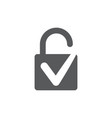 access icon on white background vector image vector image