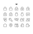 login ui pixel perfect well-crafted thin vector image vector image