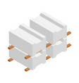 concrete production icon vector image vector image