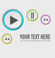 music web elements vector image