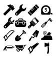 tools icons vector image