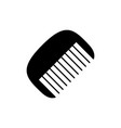 comb silhouette icon vector image vector image