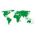 green map world landmark image vector image