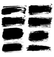 different brush strokes backgrounds set vector image vector image