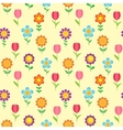 seamless pattern of flowers vector image vector image