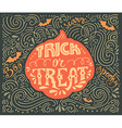 trick-or-treat lettering vector image