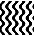 vertical wavy lines seamless pattern black vector image vector image