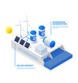 hydrogen generation vector image vector image