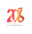 happy new year 2016 vector image
