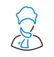 poet icon vector image