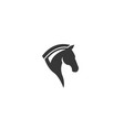 horse head chess symbol for logo design vector image
