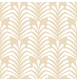 stylized white on beige leaf pattern vector image