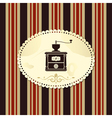 coffee vintage background vector image vector image