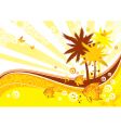 sunny vector image vector image
