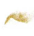 gold glitter texture vector image vector image