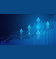 stock and graph design background business vector image