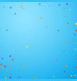 festive confetti celebration stars joyous stars vector image
