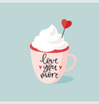 birthday or valentines day greeting card vector image