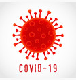 coranavirus covid-19 vector image