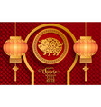 happy chinese new year 2019 vector image