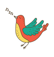 singing bird vector image vector image