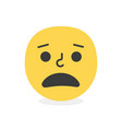 trendy malign emoji smile eps10 vector image vector image