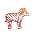 zebra vector image vector image