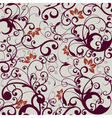 floral wallpaper vector image vector image