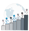 successful business men vector image vector image