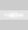 bright colored lights on a transparent background vector image
